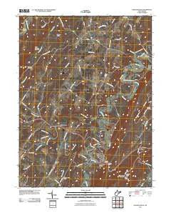 Hanging Rock West Virginia Historical topographic map, 1:24000 scale, 7.5 X 7.5 Minute, Year 2011