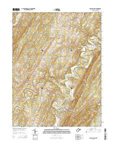 Hanging Rock West Virginia Historical topographic map, 1:24000 scale, 7.5 X 7.5 Minute, Year 2014