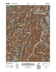 Harman West Virginia Historical topographic map, 1:24000 scale, 7.5 X 7.5 Minute, Year 2011
