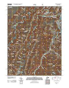 Harman West Virginia Historical topographic map, 1:24000 scale, 7.5 X 7.5 Minute, Year 2011