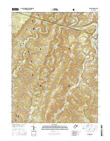 Harman West Virginia Historical topographic map, 1:24000 scale, 7.5 X 7.5 Minute, Year 2014