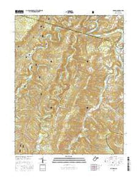 Harman West Virginia Current topographic map, 1:24000 scale, 7.5 X 7.5 Minute, Year 2016
