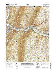 Harpers Ferry West Virginia Current topographic map, 1:24000 scale, 7.5 X 7.5 Minute, Year 2016