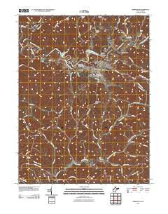 Harrisville West Virginia Historical topographic map, 1:24000 scale, 7.5 X 7.5 Minute, Year 2010