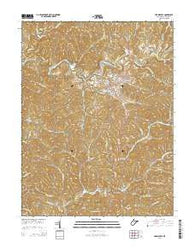 Harrisville West Virginia Historical topographic map, 1:24000 scale, 7.5 X 7.5 Minute, Year 2014