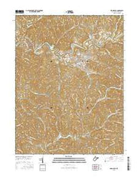 Harrisville West Virginia Current topographic map, 1:24000 scale, 7.5 X 7.5 Minute, Year 2016