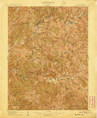 Harrisville West Virginia Historical topographic map, 1:62500 scale, 15 X 15 Minute, Year 1907