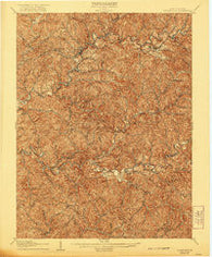 Harrisville West Virginia Historical topographic map, 1:62500 scale, 15 X 15 Minute, Year 1907