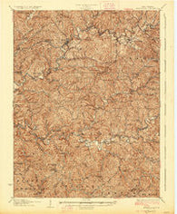 Harrisville West Virginia Historical topographic map, 1:62500 scale, 15 X 15 Minute, Year 1926