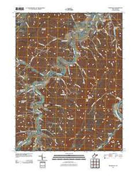 Headsville West Virginia Historical topographic map, 1:24000 scale, 7.5 X 7.5 Minute, Year 2011