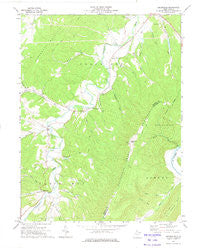 Headsville West Virginia Historical topographic map, 1:24000 scale, 7.5 X 7.5 Minute, Year 1973