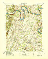 Hedgesville West Virginia Historical topographic map, 1:31680 scale, 7.5 X 7.5 Minute, Year 1944