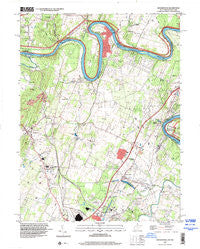 Hedgesville West Virginia Historical topographic map, 1:24000 scale, 7.5 X 7.5 Minute, Year 1997