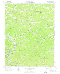 Henlawson West Virginia Historical topographic map, 1:24000 scale, 7.5 X 7.5 Minute, Year 1963