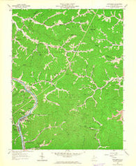 Henlawson West Virginia Historical topographic map, 1:24000 scale, 7.5 X 7.5 Minute, Year 1963