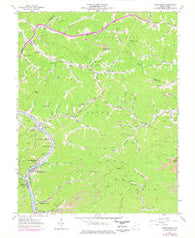 Henlawson West Virginia Historical topographic map, 1:24000 scale, 7.5 X 7.5 Minute, Year 1963