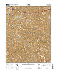 Herold West Virginia Current topographic map, 1:24000 scale, 7.5 X 7.5 Minute, Year 2016