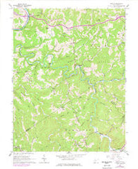 Herold West Virginia Historical topographic map, 1:24000 scale, 7.5 X 7.5 Minute, Year 1965