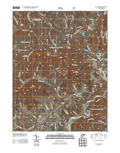 Hillsboro West Virginia Historical topographic map, 1:24000 scale, 7.5 X 7.5 Minute, Year 2011