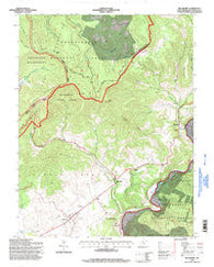 Hillsboro West Virginia Historical topographic map, 1:24000 scale, 7.5 X 7.5 Minute, Year 1995