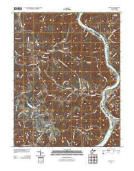 Hinton West Virginia Historical topographic map, 1:24000 scale, 7.5 X 7.5 Minute, Year 2011