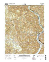 Hinton West Virginia Current topographic map, 1:24000 scale, 7.5 X 7.5 Minute, Year 2016