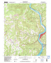 Hinton West Virginia Historical topographic map, 1:24000 scale, 7.5 X 7.5 Minute, Year 1998
