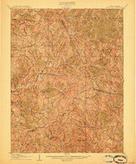 Holbrook West Virginia Historical topographic map, 1:62500 scale, 15 X 15 Minute, Year 1906