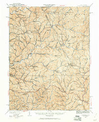 Holbrook West Virginia Historical topographic map, 1:62500 scale, 15 X 15 Minute, Year 1924