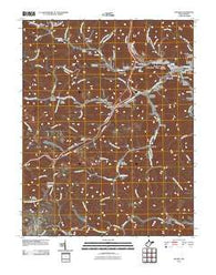 Holden West Virginia Historical topographic map, 1:24000 scale, 7.5 X 7.5 Minute, Year 2010