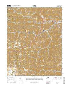 Holden West Virginia Historical topographic map, 1:24000 scale, 7.5 X 7.5 Minute, Year 2014