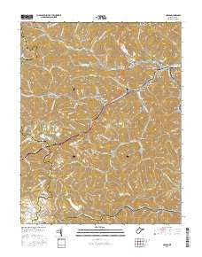 Holden West Virginia Current topographic map, 1:24000 scale, 7.5 X 7.5 Minute, Year 2016
