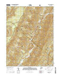 Hopeville West Virginia Historical topographic map, 1:24000 scale, 7.5 X 7.5 Minute, Year 2014