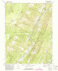 Hopeville West Virginia Historical topographic map, 1:24000 scale, 7.5 X 7.5 Minute, Year 1969