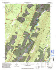 Hopeville West Virginia Historical topographic map, 1:24000 scale, 7.5 X 7.5 Minute, Year 1995