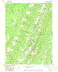 Hopeville West Virginia Historical topographic map, 1:24000 scale, 7.5 X 7.5 Minute, Year 1969