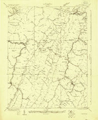 Horton West Virginia Historical topographic map, 1:48000 scale, 15 X 15 Minute, Year 1922
