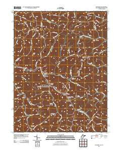 Hundred West Virginia Historical topographic map, 1:24000 scale, 7.5 X 7.5 Minute, Year 2011