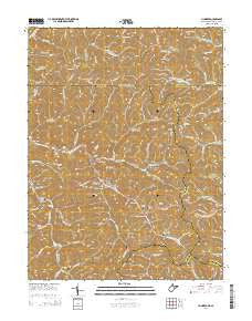 Hundred West Virginia Historical topographic map, 1:24000 scale, 7.5 X 7.5 Minute, Year 2014