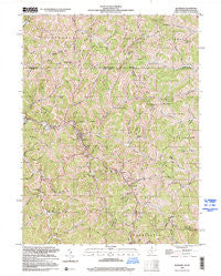 Hundred West Virginia Historical topographic map, 1:24000 scale, 7.5 X 7.5 Minute, Year 1998