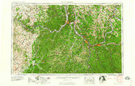 Huntington West Virginia Historical topographic map, 1:250000 scale, 1 X 2 Degree, Year 1960