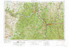 Huntington West Virginia Historical topographic map, 1:250000 scale, 1 X 2 Degree, Year 1957