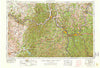 Huntington West Virginia Historical topographic map, 1:250000 scale, 1 X 2 Degree, Year 1957