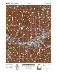 Hurricane West Virginia Historical topographic map, 1:24000 scale, 7.5 X 7.5 Minute, Year 2011