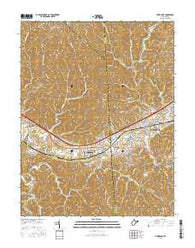 Hurricane West Virginia Current topographic map, 1:24000 scale, 7.5 X 7.5 Minute, Year 2016