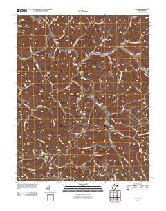 Iaeger West Virginia Historical topographic map, 1:24000 scale, 7.5 X 7.5 Minute, Year 2011