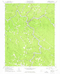 Iaeger West Virginia Historical topographic map, 1:24000 scale, 7.5 X 7.5 Minute, Year 1964