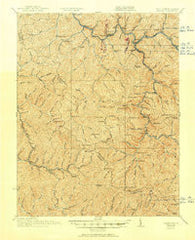 Iaeger West Virginia Historical topographic map, 1:62500 scale, 15 X 15 Minute, Year 1927