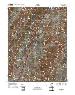 Inwood West Virginia Historical topographic map, 1:24000 scale, 7.5 X 7.5 Minute, Year 2011