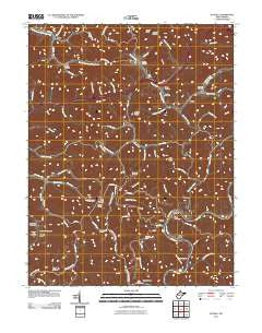 Ivydale West Virginia Historical topographic map, 1:24000 scale, 7.5 X 7.5 Minute, Year 2011